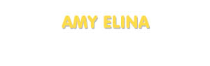 Der Vorname Amy Elina